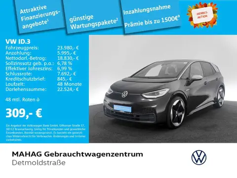 Annonce VOLKSWAGEN ID.3 Électrique 2020 d'occasion 