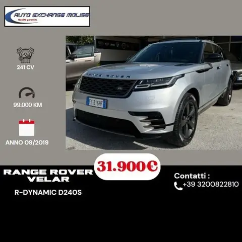 Annonce LAND ROVER RANGE ROVER VELAR Diesel 2019 d'occasion 