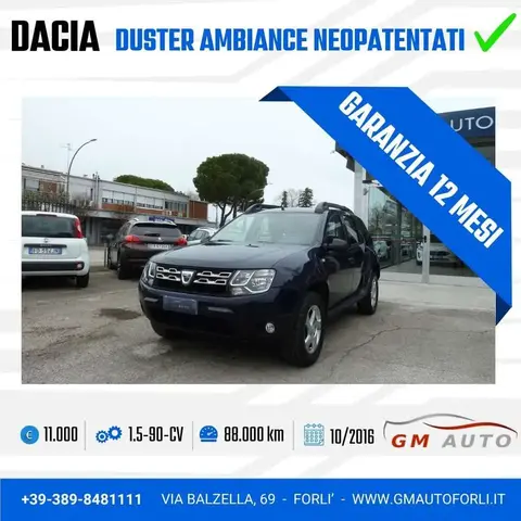 Used DACIA DUSTER Diesel 2016 Ad 