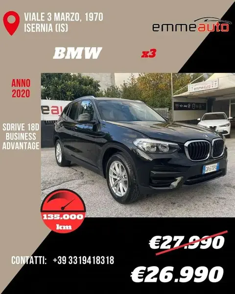 Annonce BMW X3 Diesel 2020 d'occasion 