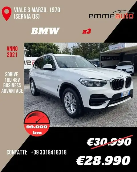 Annonce BMW X3 Hybride 2021 d'occasion 