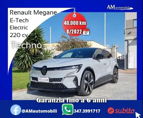 Annonce RENAULT MEGANE Électrique 2022 d'occasion 