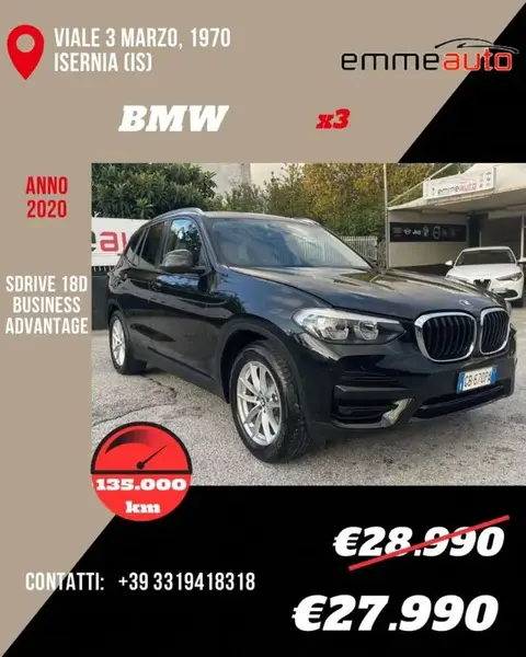 Annonce BMW X3 Diesel 2020 d'occasion 