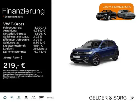 Annonce VOLKSWAGEN T-CROSS Essence 2020 d'occasion 