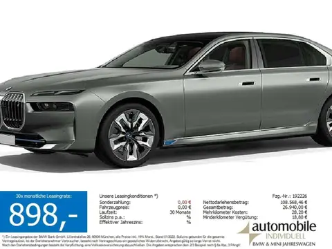 Annonce BMW I7 Électrique 2023 d'occasion 