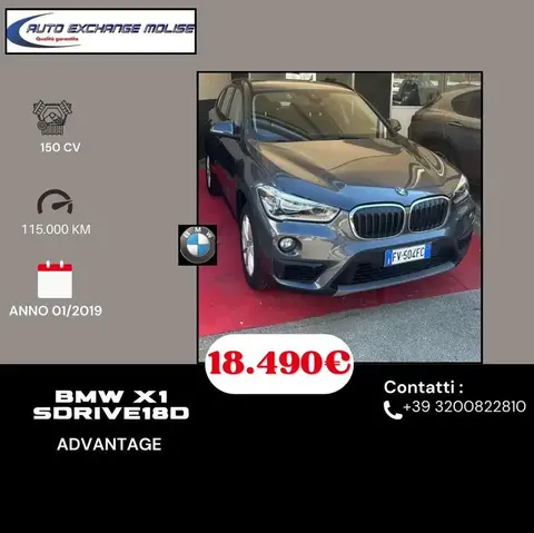 Annonce BMW X1 Diesel 2019 d'occasion 