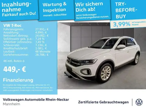 Annonce VOLKSWAGEN T-ROC Essence 2022 d'occasion 