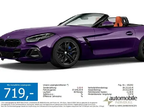 Annonce BMW Z4 Essence 2024 d'occasion 