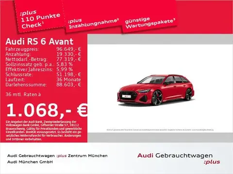 Annonce AUDI RS6 Essence 2020 d'occasion 