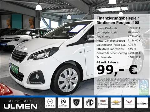 Annonce PEUGEOT 108 Essence 2021 d'occasion 