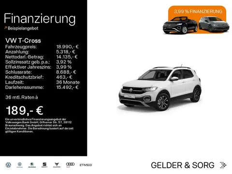 Annonce VOLKSWAGEN T-CROSS Essence 2020 d'occasion 