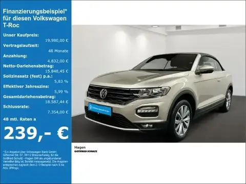 Annonce VOLKSWAGEN T-ROC Essence 2020 d'occasion 