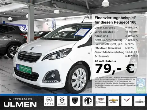 Annonce PEUGEOT 108 Essence 2021 d'occasion 