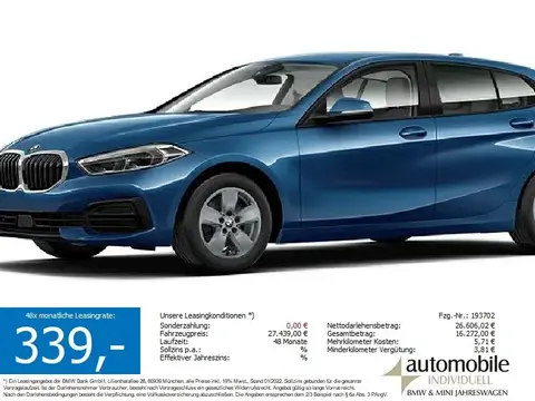 Used BMW SERIE 1 Petrol 2023 Ad 