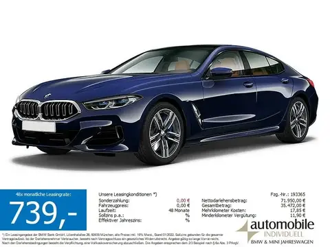 Used BMW SERIE 8 Petrol 2024 Ad 