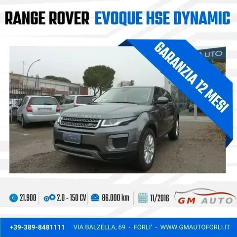 Annonce LAND ROVER RANGE ROVER EVOQUE Diesel 2016 d'occasion 