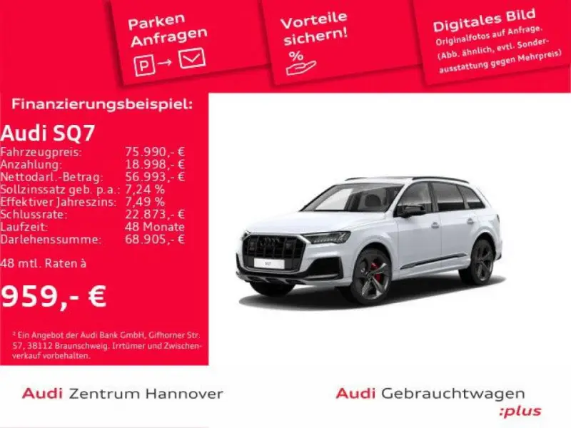 Photo 1 : Audi Sq7 2021 Diesel