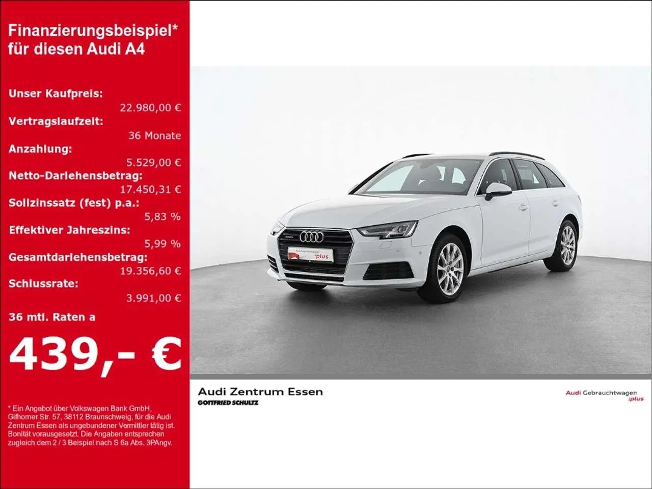 Photo 1 : Audi A4 2018 Petrol