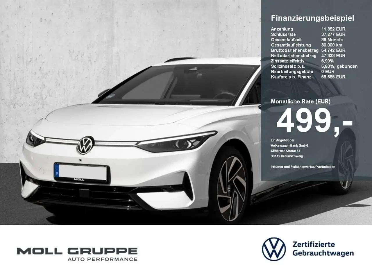 Photo 1 : Volkswagen Id.7 2024 Électrique