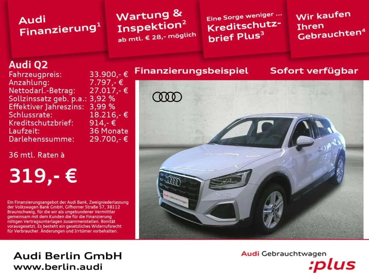 Photo 1 : Audi Q2 2023 Diesel