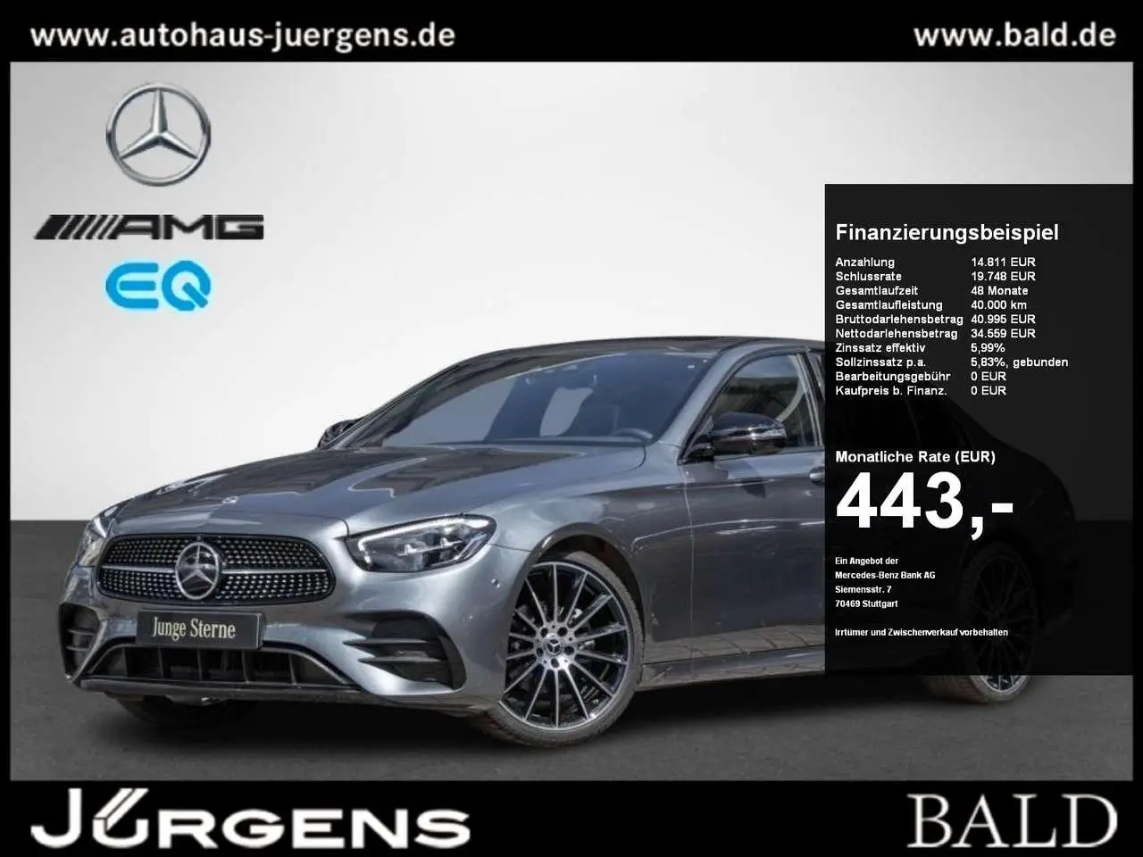 Photo 1 : Mercedes-benz Classe E 2023 Diesel