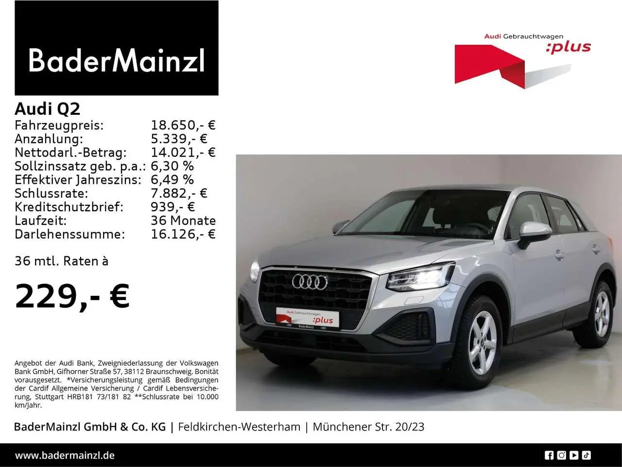 Photo 1 : Audi Q2 2021 Petrol