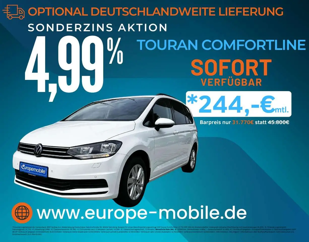 Photo 1 : Volkswagen Touran 2024 Petrol