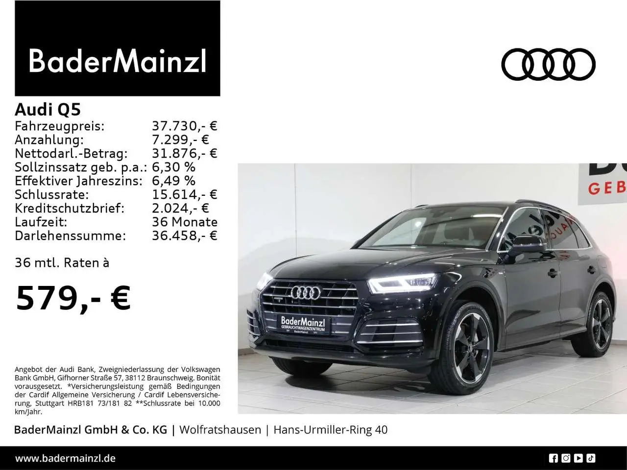 Photo 1 : Audi Q5 2020 Hybrid