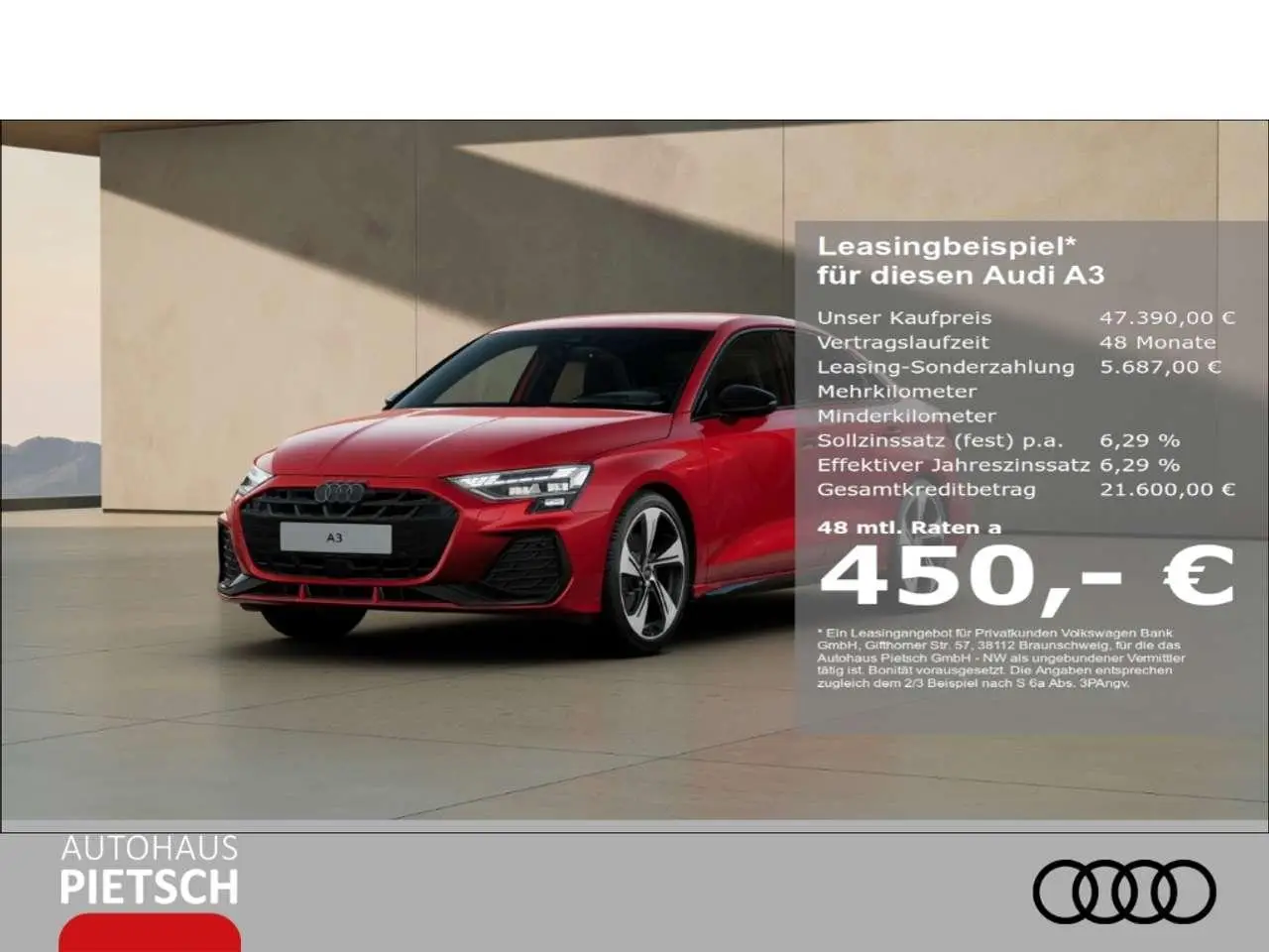 Photo 1 : Audi A3 2024 Essence