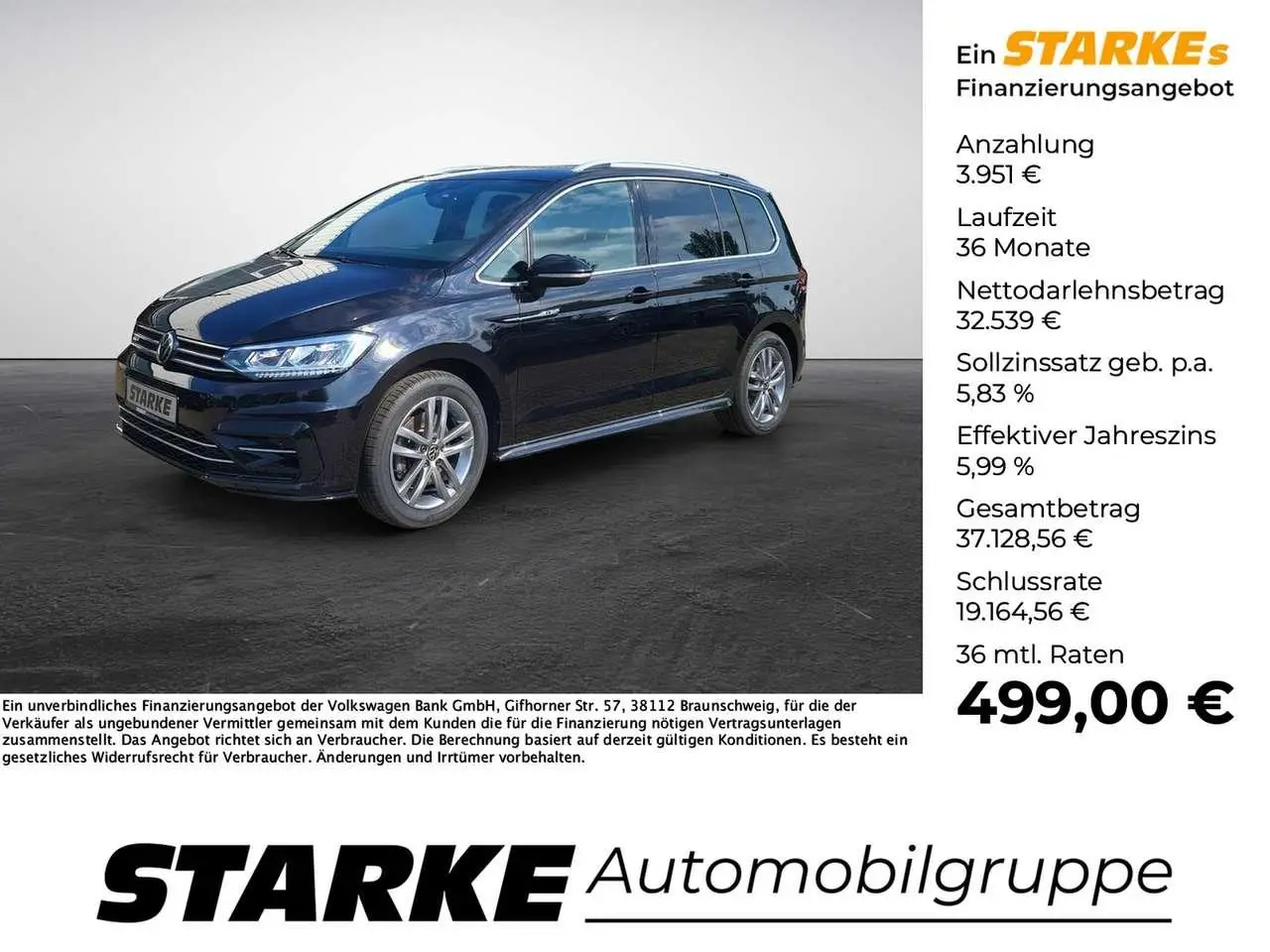 Photo 1 : Volkswagen Touran 2023 Petrol