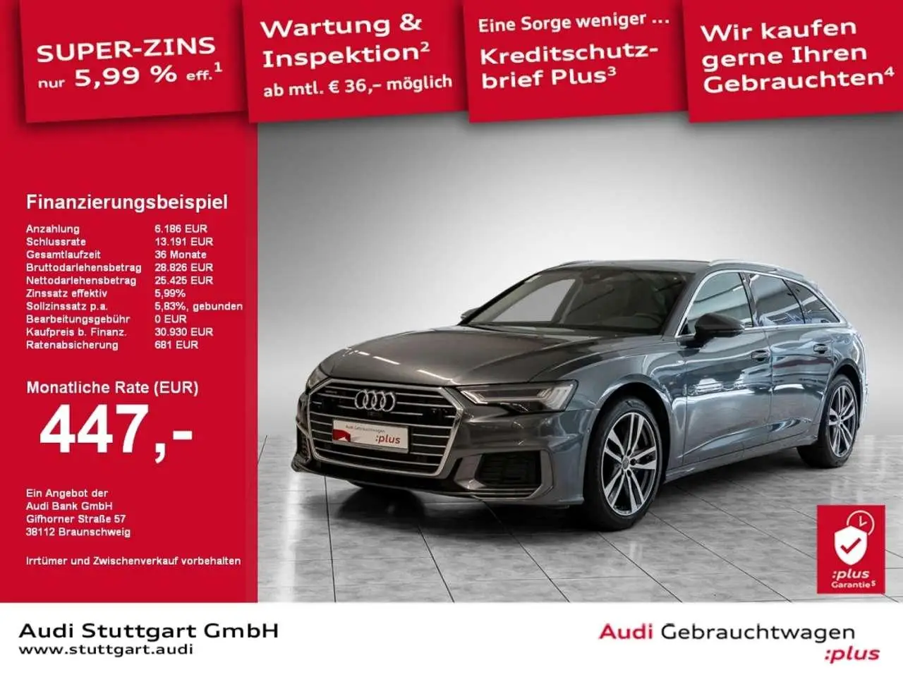 Photo 1 : Audi A6 2019 Diesel