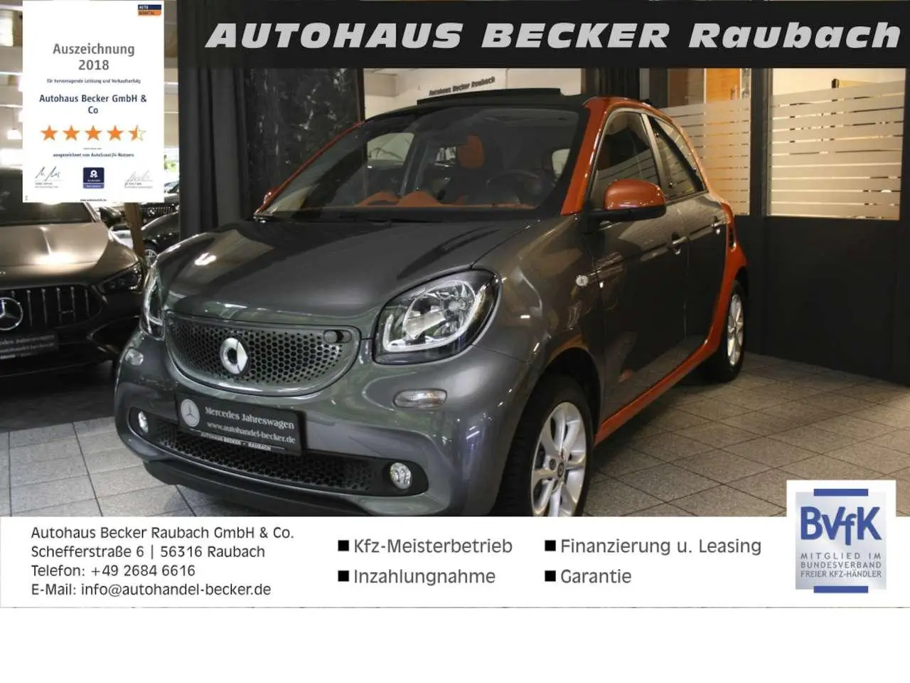 Photo 1 : Smart Forfour 2019 Petrol