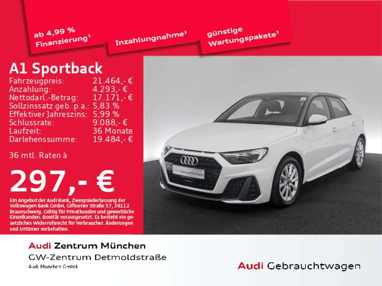 Photo 1 : Audi A1 2020 Petrol