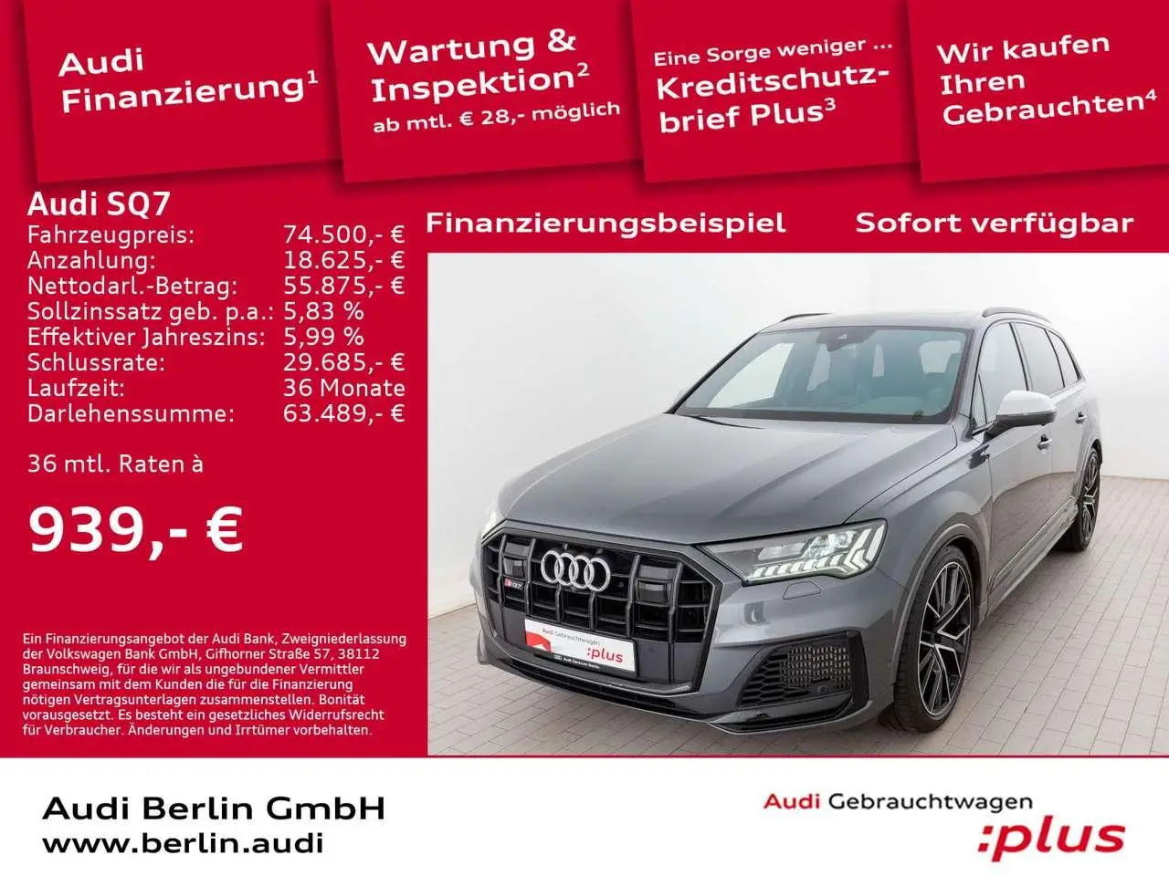 Photo 1 : Audi Sq7 2020 Diesel