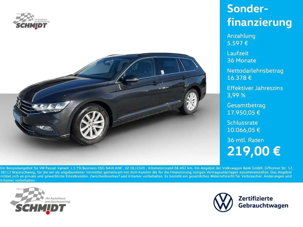 Photo 1 : Volkswagen Passat 2020 Essence