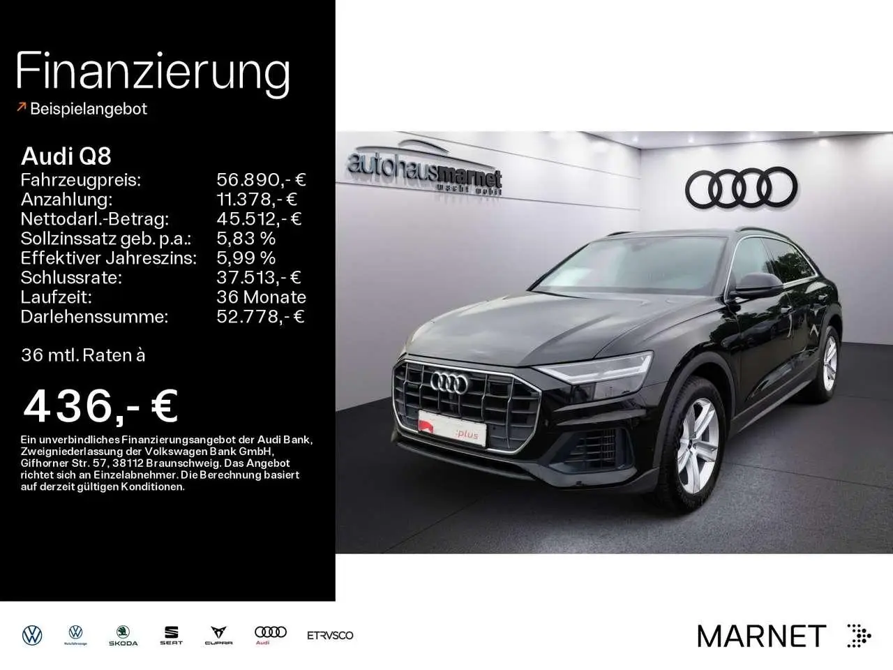 Photo 1 : Audi Q8 2022 Essence