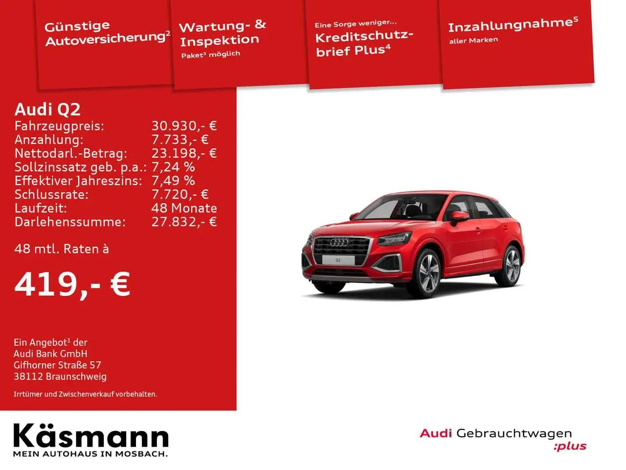 Photo 1 : Audi Q2 2024 Diesel