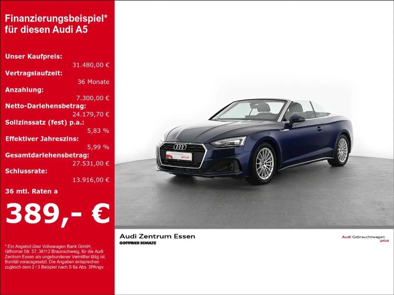 Photo 1 : Audi A5 2021 Essence