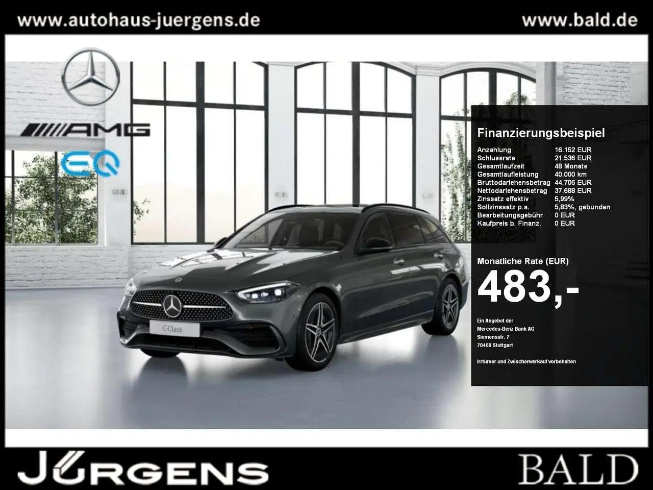 Photo 1 : Mercedes-benz Classe C 2023 Hybrid