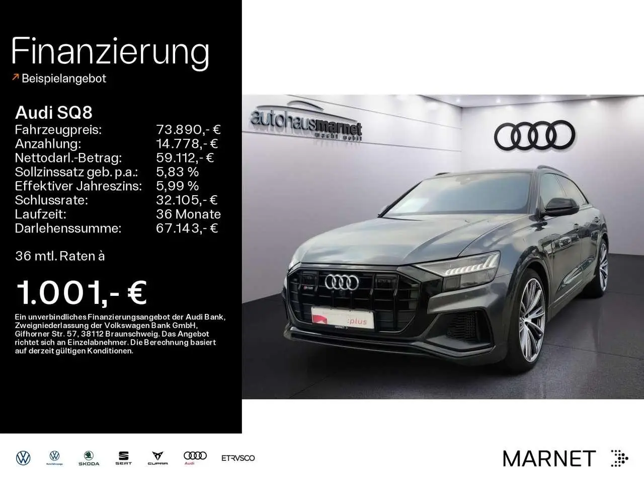 Photo 1 : Audi Sq8 2020 Diesel