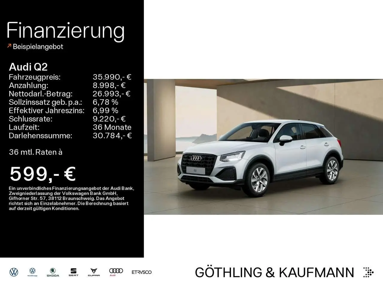 Photo 1 : Audi Q2 2024 Diesel