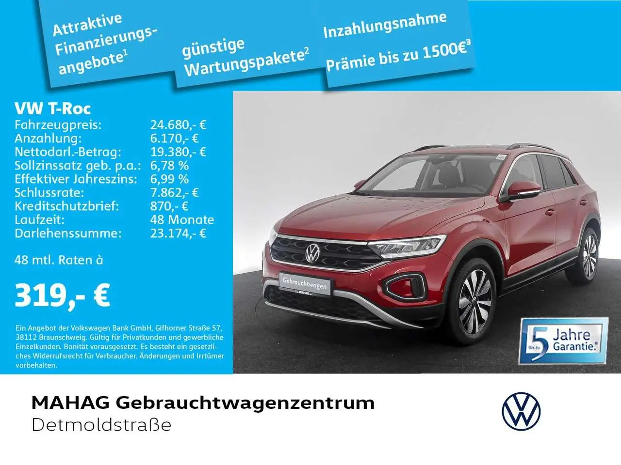 Photo 1 : Volkswagen T-roc 2023 Essence