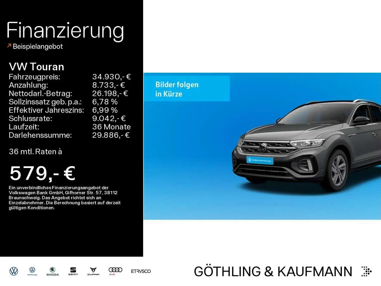 Photo 1 : Volkswagen Touran 2024 Essence