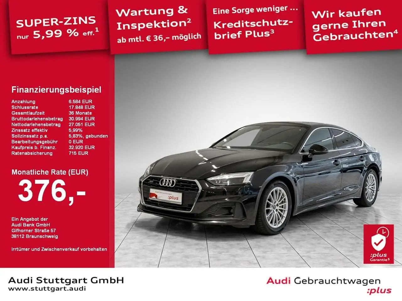 Photo 1 : Audi A5 2021 Diesel