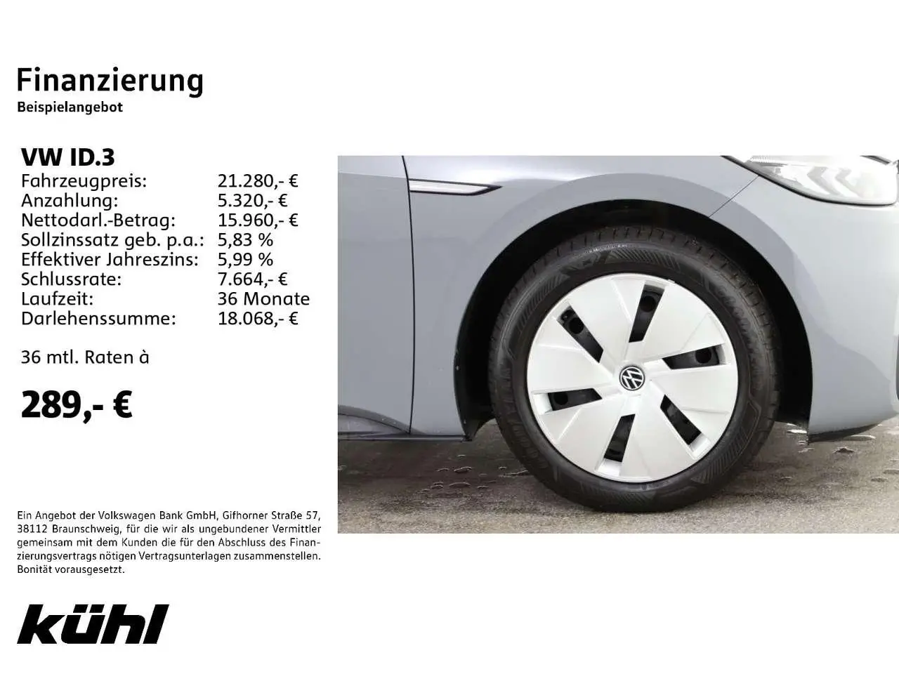 Photo 1 : Volkswagen Id.3 2021 Electric