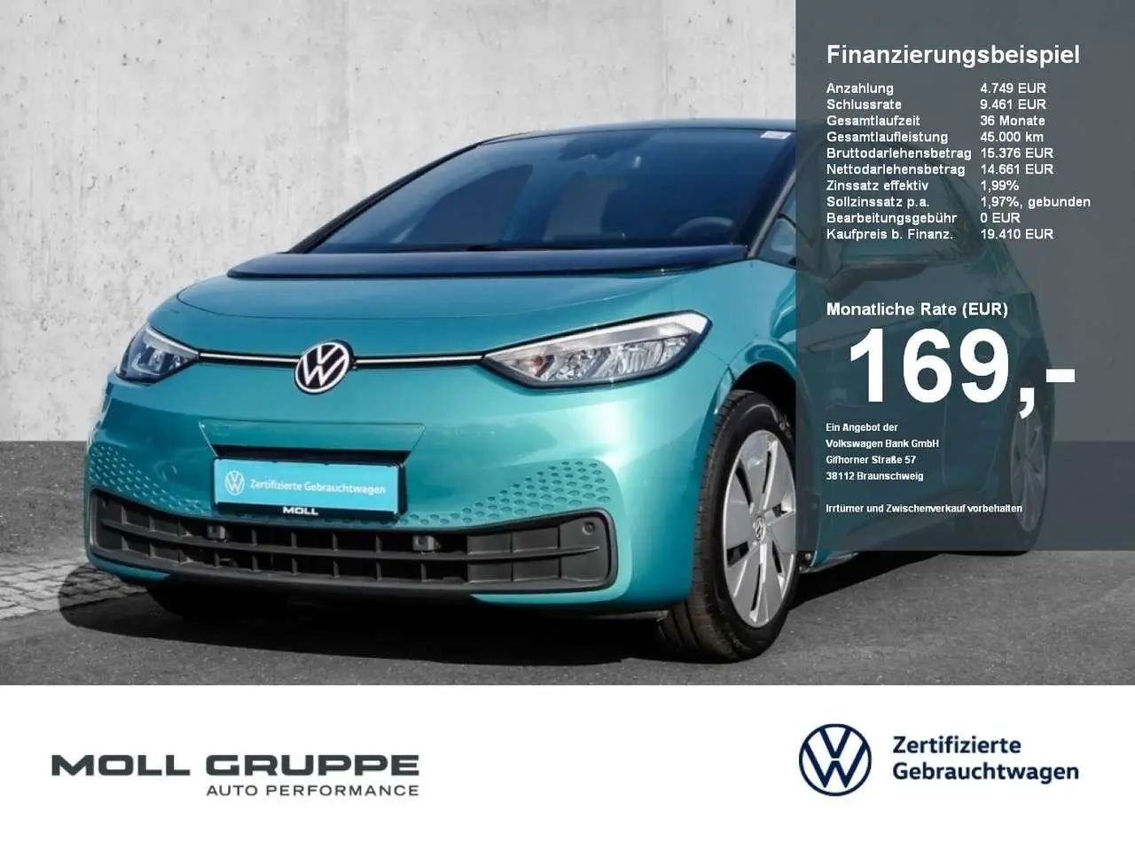 Photo 1 : Volkswagen Id.3 2021 Electric