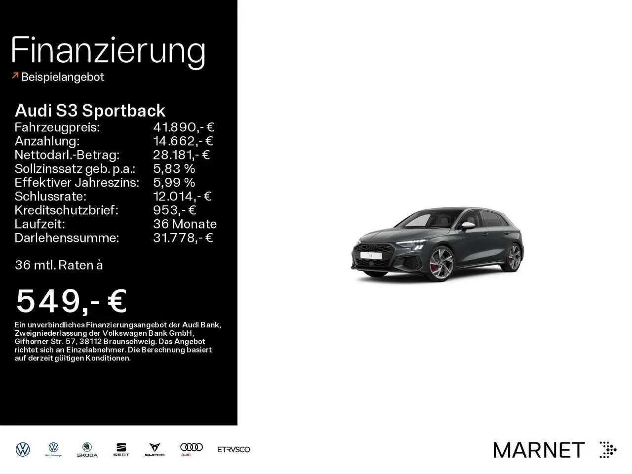 Photo 1 : Audi S3 2023 Petrol