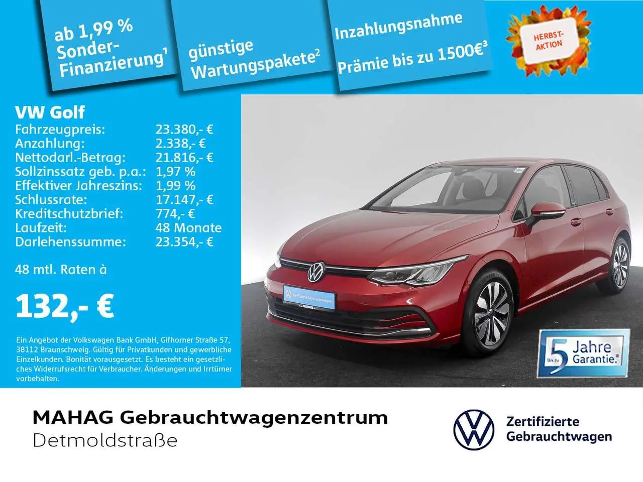 Photo 1 : Volkswagen Golf 2023 Petrol