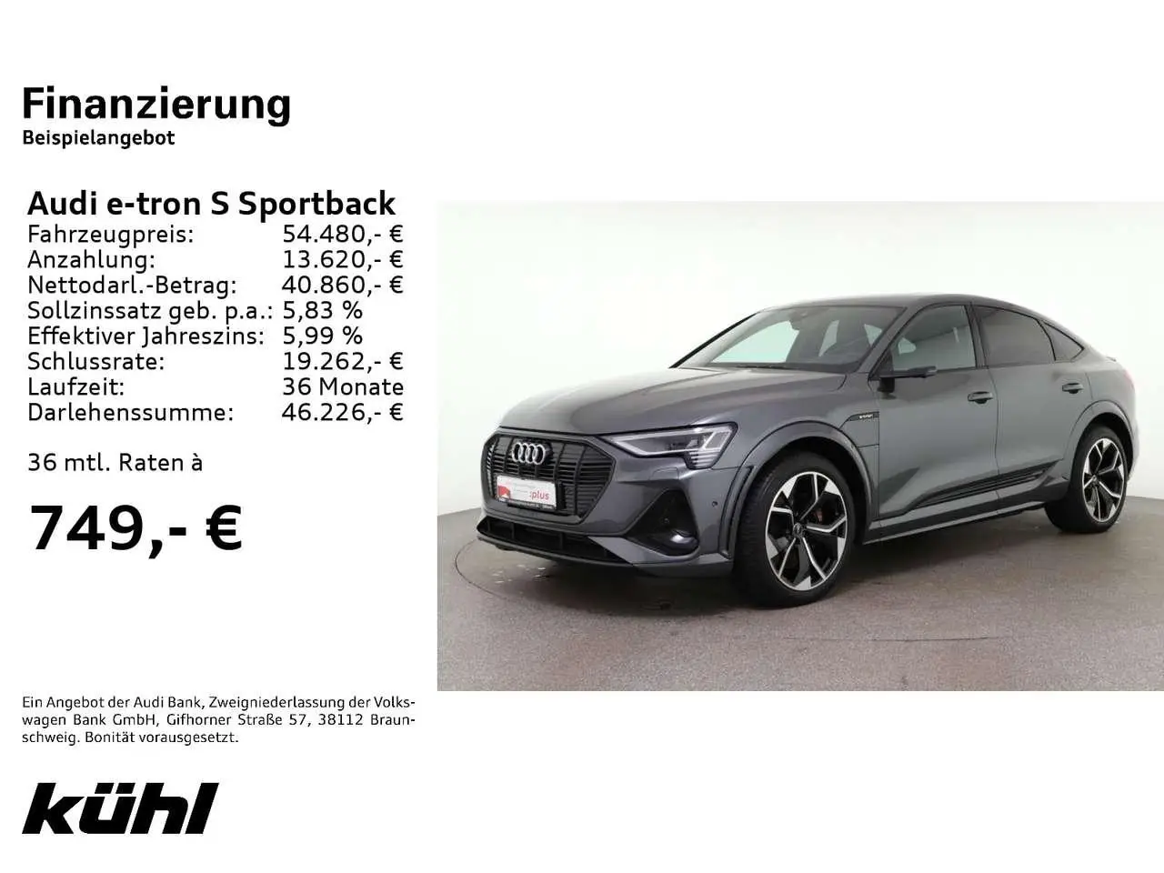 Photo 1 : Audi E-tron 2021 Électrique