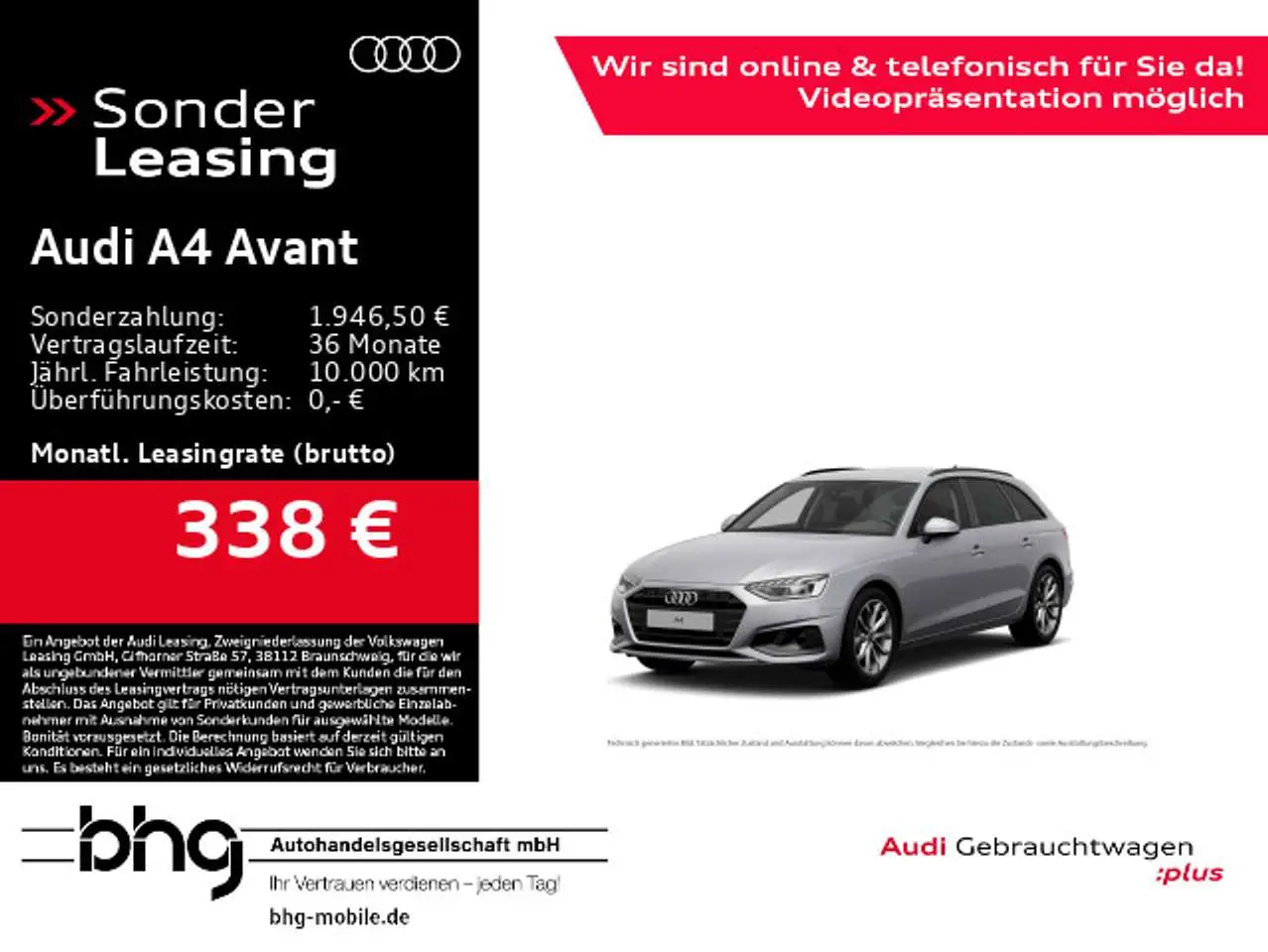 Photo 1 : Audi A4 2024 Essence